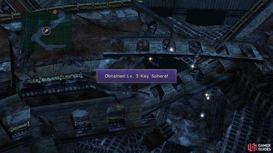 where you will find a chest that is mostly hidden