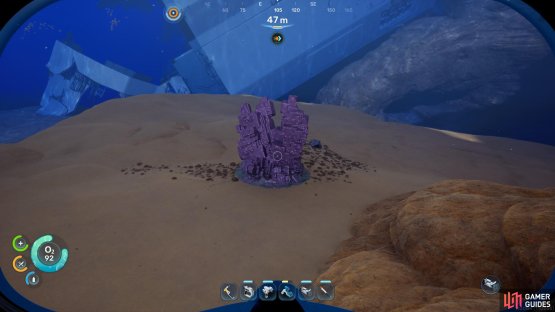 You can find Lead in abundance near a Cicada wreckage east of Camp One, south of the Lifepod - most of which is tied up in large deposits.