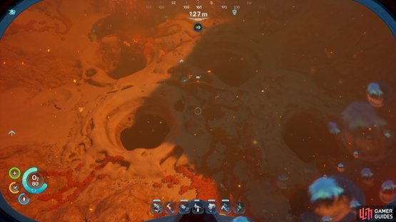 Lithium can also be found in caves in the geothermal vents biome,
