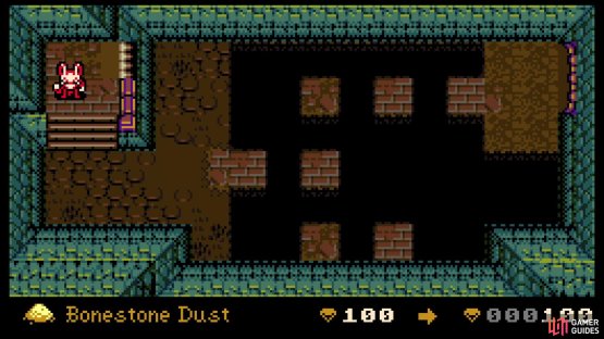 Bonestone is something you will find a lot, which are Bones that you won&rsquo;t lose when dying without a Spark.
