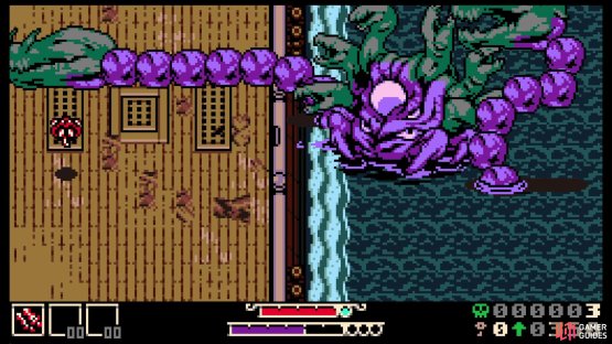 Look out when a tentacle shakes, as it will drag it across the ship, so get ready to jump.