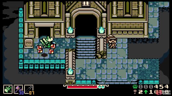 This allows you to reach the chest you saw just outside, for the daggers!