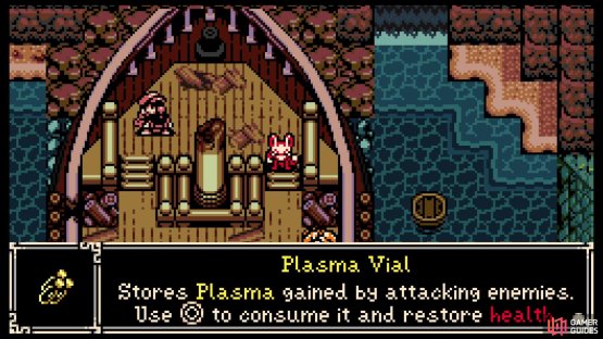 Plasma Vials are your healing potions for this game.