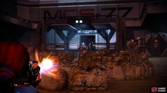 You&rsquo;ll need to kill numerous Blue Suns mercenaries to get into their base,