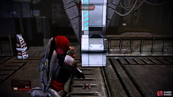 Fight through Eclipse mercs until you locate the mainframe.