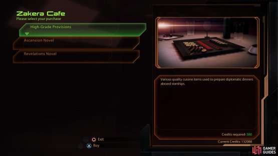 To fulfill his request, you&rsquo;ll need to visit the Citadel, where you can pick up some quality ingredients at Zakera Cafe.
