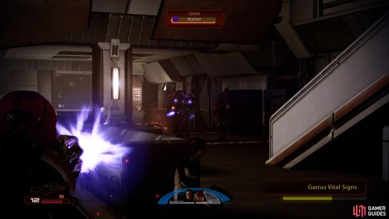 After sealing the doors, you&rsquo;ll return to help Archangel fend off Garm, who is protected by barriers and armor, and accompanied by a retinue of krogan.