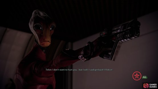 Hit a Renegade interrupt to pacify a jumpy salarian,