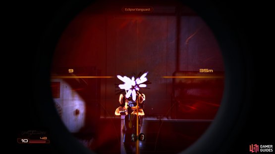 Sniper rifles and other long-range options are very handy during this mission.