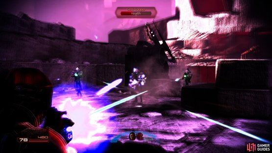 You&rsquo;ll almost exclusively be fighting geth this mission - use the appropriate ammo and weapons to deal with synths.