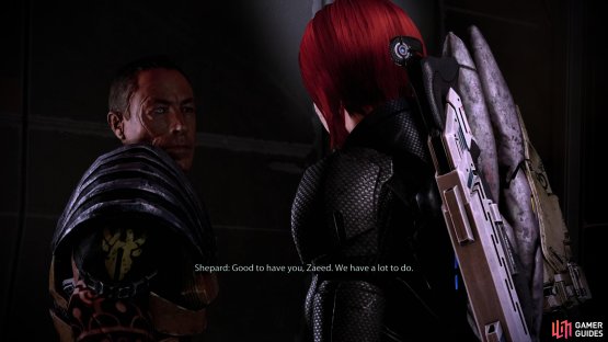 You can recruit Zaeed near the entrance to Omega,