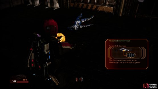 and claim the Sniper Rifle Damage upgrade.
