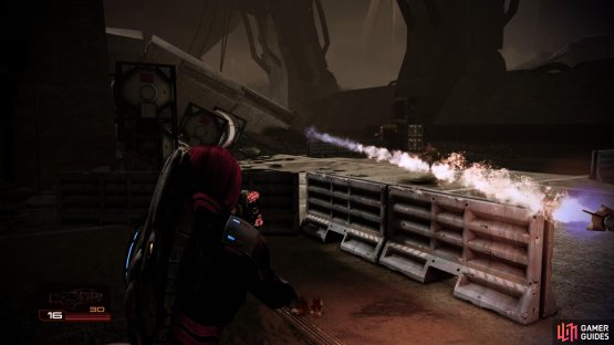 As you approach your objective, you&rsquo;ll have to fight through Blood Pack mercenaries, and other fauna dwelling on Tuchanka.