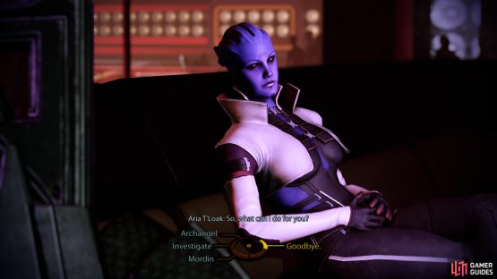 While her hospitality leaves much to be desired, you can learn about the Professor and Archangel.