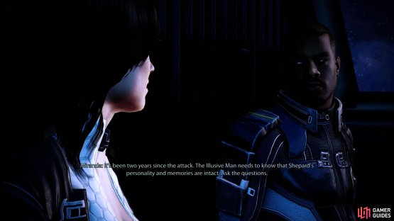 After escaping from the Project Lazarus lab you&rsquo;ll be questioned by Miranda,