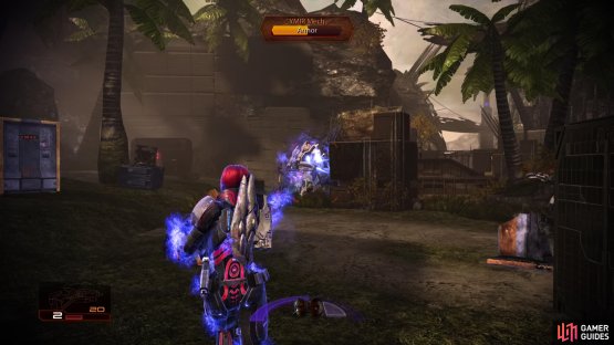 Defeat numerous enemies, including a YMIR Mech,