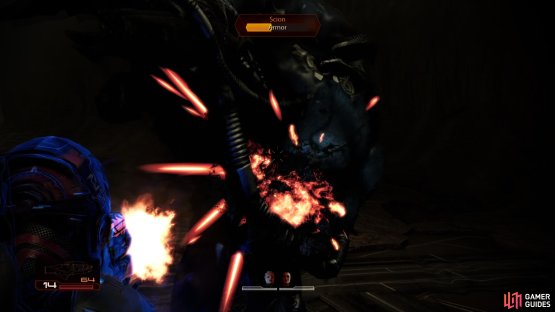 Should your shields be lowered by a Scion, charging to replenish them then laying into the ponderous monstrosity with gunfire can be quite satisfying&hellip; just don&rsquo;t remain too close after the Charge.