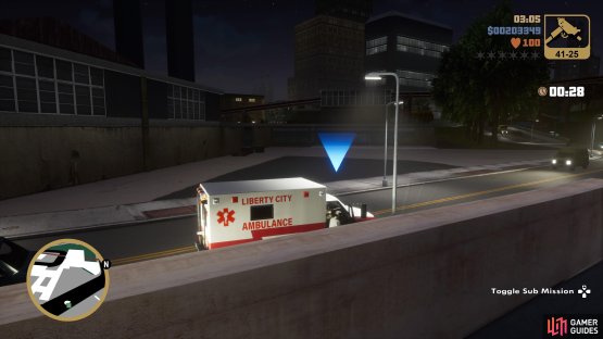 and pick up the patient. 
