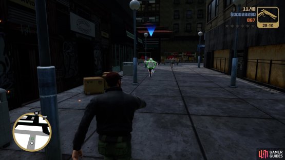 then shoot Lee Chong before he gets away.