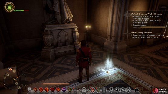 Be sure to thoroughly explore each room while using the search function to find all Caprice Coins.