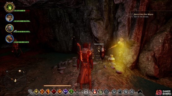 Be sure to investigate all items as you move through the Fade.