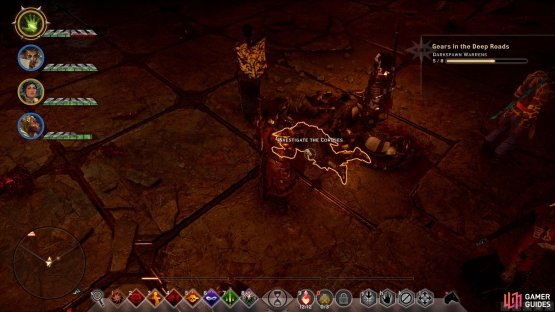 Be sure to investigate the corpses in the centre of the room after defeating the Ogre.