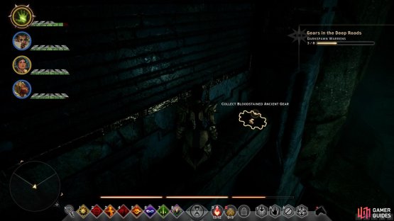 Don&rsquo;t miss the gear on the ledge to the right of the door after defeating the Genlocks.