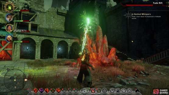 Further beyond the docks you will find a second Fade Rift that needs sealing.