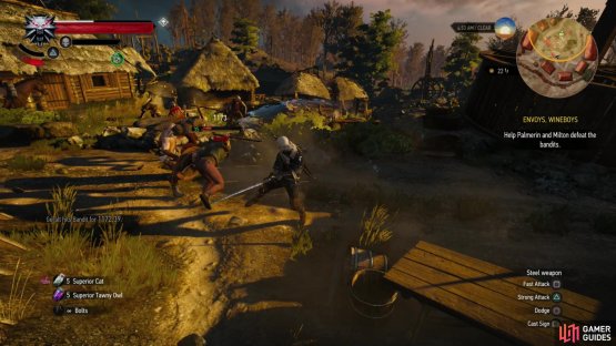 and help them defeat some Bandits.