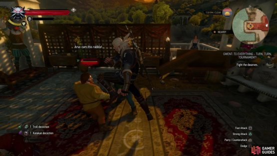 then fend off the angry dwarves who oppose Gwent innovations.