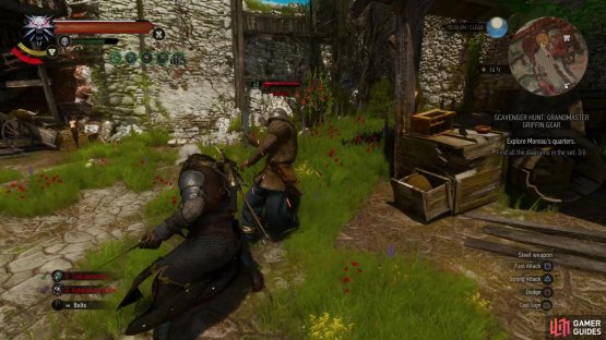 Defeat some bandits along the lower reaches of Mont Crane Castle,