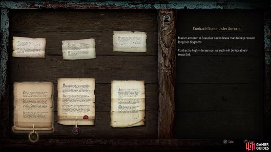 You can grab a contract from a notice board,