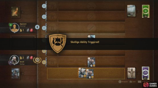 then defeat Yaki in a game of Gwent to prove Skellige&rsquo;s value as the fifth faction.