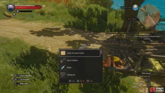 Kill some trolls and loot a corpse to find a &ldquo;Key to Lockbox&rdquo;,