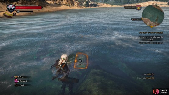 and if that&rsquo;s not sufficient, dive in the river to loot some nearby chests.