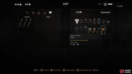 Buy Triss and Geralt masks to wear at the masquerade,