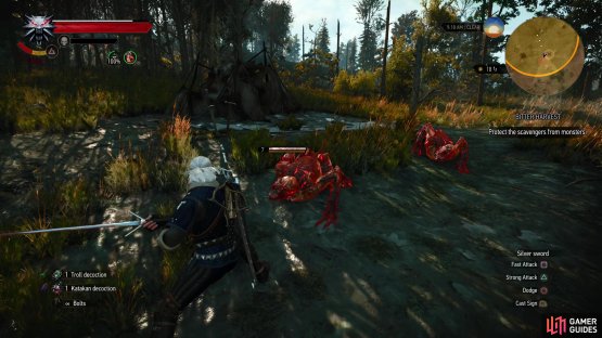 This is very difficult at lower levels, but you can ignore the quest until you&rsquo;re strong enough to dispatch your foes quickly.