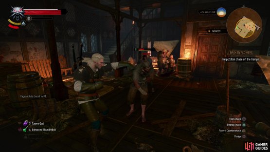 Help Zoltan expel the Vagrants from the brothel,
