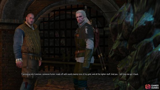 and agree to help Dijkstra find his stolen gold.