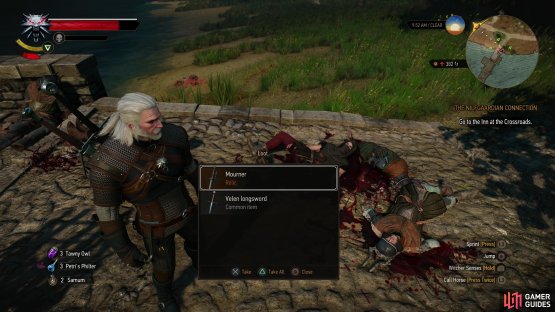 kill them and you can obtain Mourner for free.