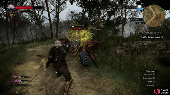 Defeat an Endrega Warrior near the second shrine at Duen Hen,
