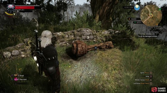 then set aright the toppled effigy.