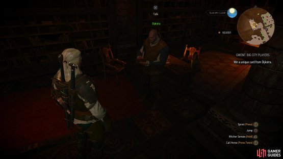 Defeating Sigismund Dijkstra isn&rsquo;t the hard part -  getting an audience with him in his bathhouse is, and it&rsquo;ll take some effort to progress the main questline.