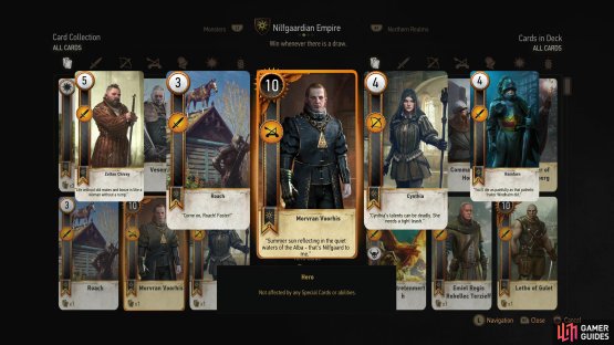 so indulge her and relieve her of the Morvran Voorhis card.
