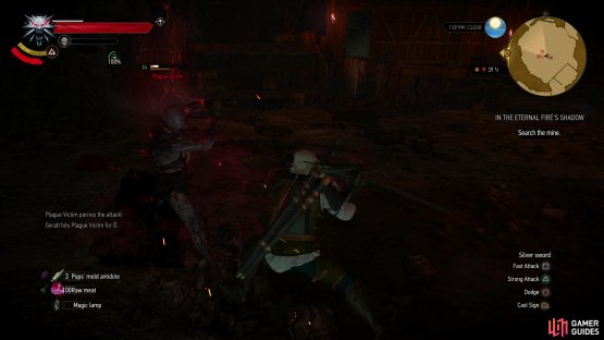 Shortly afterwards you&rsquo;ll encounter some Plague Victims, who, despite their durability and appearance, fight like normal humans.