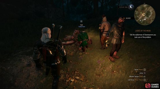 After dealing with the Whispering Hillock, find the Ealdorman,