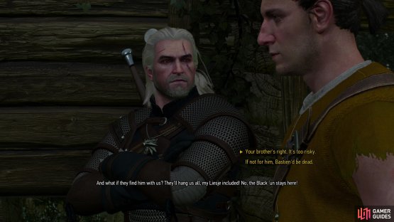 where you&rsquo;ll find Bastien and a complication. Geralt&rsquo;s commentary will decide the deserter&rsquo;s fate.