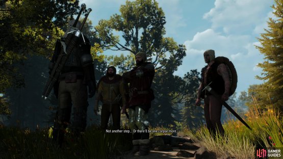 Along the road to Heatherton you&rsquo;ll run afoul of some bandits. Confronting them could lead to violence.