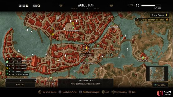 Head to an alley along the northeastern corner of Novigrad&rsquo;s southern island,