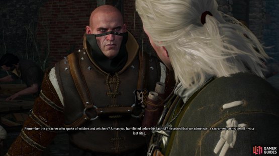 If you embarrassed the Preacher publicly you’ll be accosted by some Guards a few days later.
